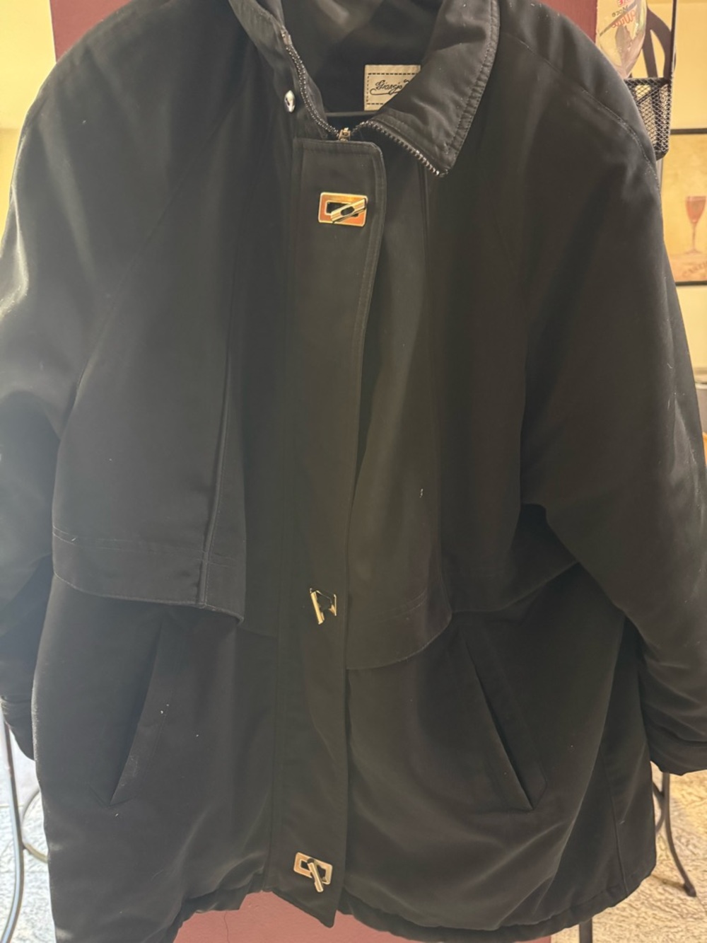 Giorgio Morandi black coat - size Large